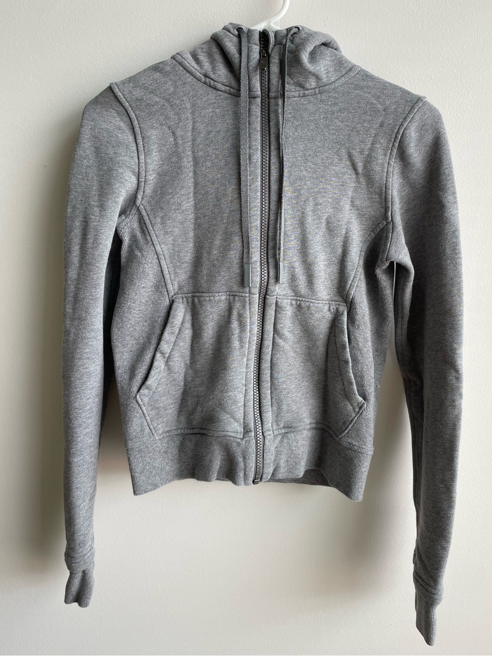 Lululemon Women's Gray Zip-Up Hooded Jacket
